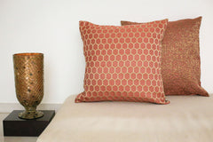 Cotton Club  Red Gold Cushion