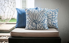 Caicos Indigo Cushion