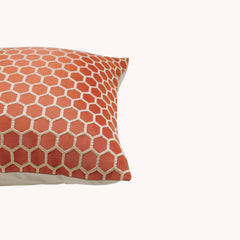 Cotton Club  Red Gold Cushion