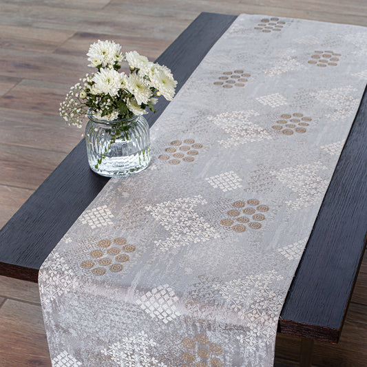 Auroville Hazelnut Table Runner