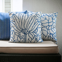 Caicos Indigo Cushion