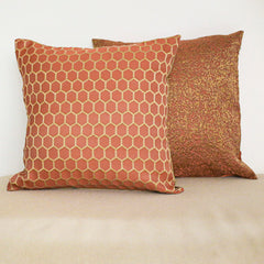 Cotton Club  Red Gold Cushion