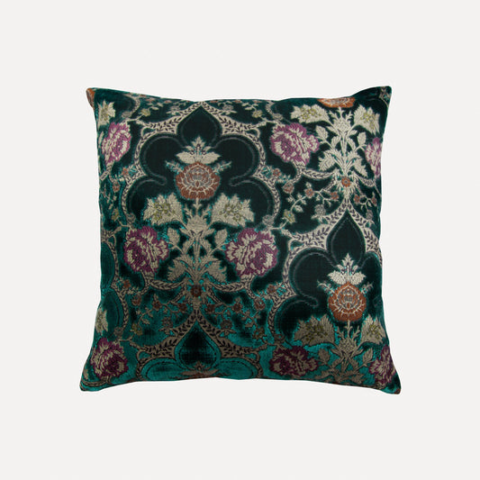 Cernobbio Emerald Velvet Cushion