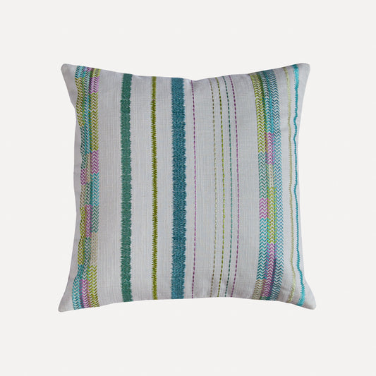 Iris Lagoon Square Cushion