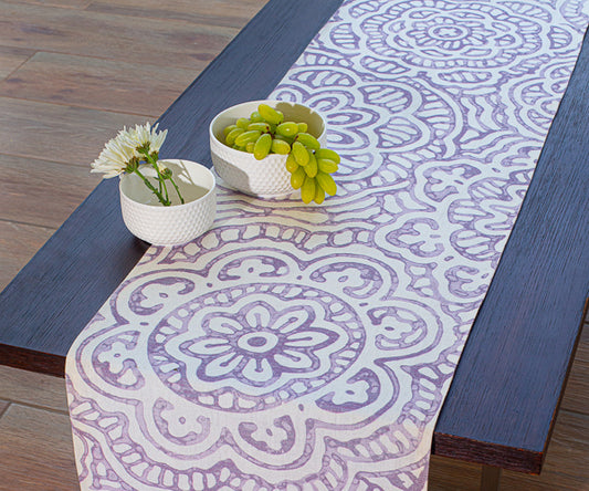 Purple Table Runner