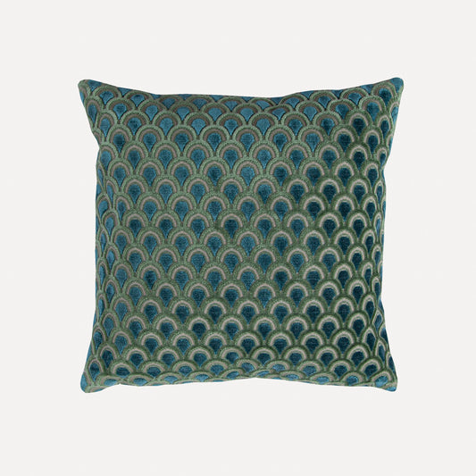 Vittorio Jade Velvet Cushion