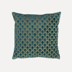 Vittorio Jade Velvet Cushion