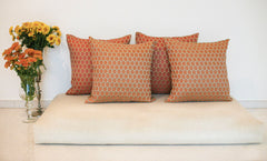 Cotton Club Orange Beige Cushion