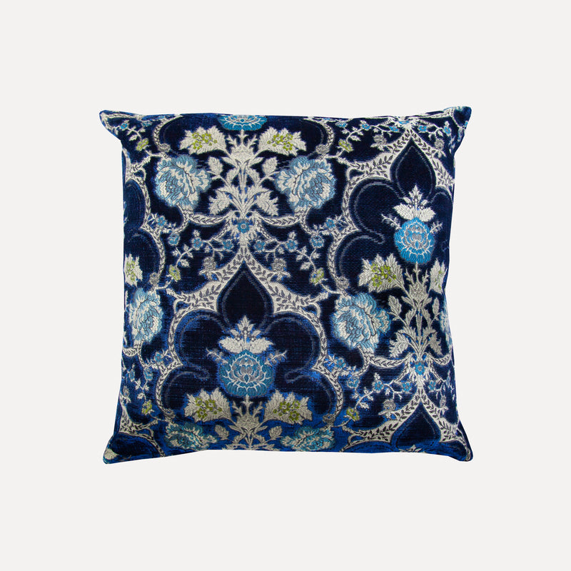 Cernobbio Sapphire Velvet Cushion